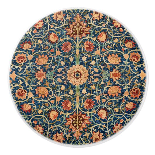 William Morris keramische knop Holland park (Voorkant)