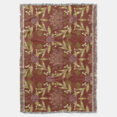 William Morris Kerstmis Deken (Voorkant Verticaal)