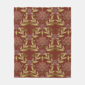 William Morris Kerstmis Fleece Deken (Voorkant)