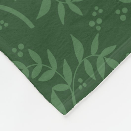 William Morris Kerstmis Fleece Deken (Hoek)