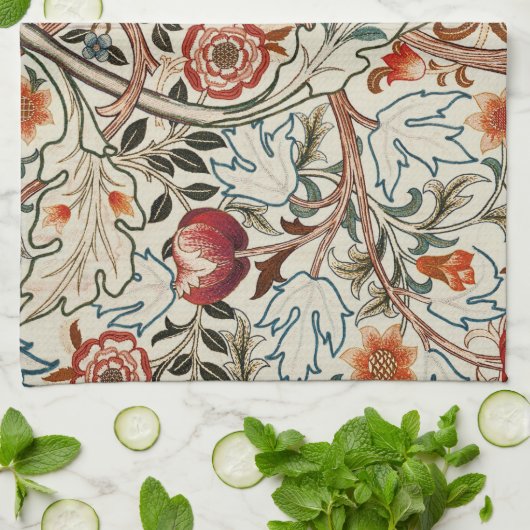 William Morris keukenhanddoek bloemenontwerp (Gevouwen)