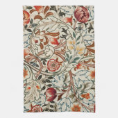 William Morris keukenhanddoek bloemenontwerp (Verticaal)