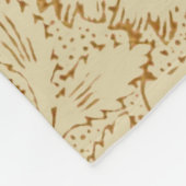 William Morris Klaproos Bloem Behang Fleece Deken (Hoek)