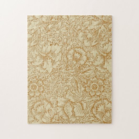 William Morris Klaproos Bloem Behang Legpuzzel (Verticaal)