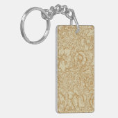 William Morris Klaproos Bloem Behang Sleutelhanger (Voorkant Links)