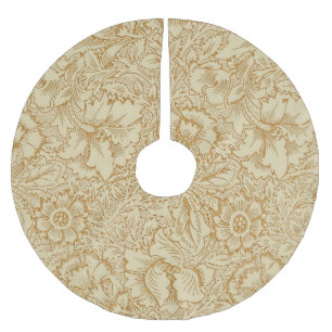 William Morris Klaproos Bloemenbehang Kerstboom Rok
