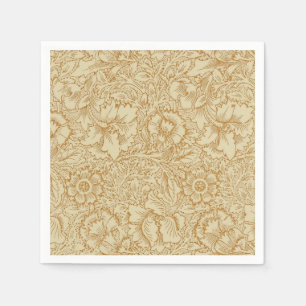 William Morris Klaproos Bloemenbehang Servet