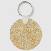 William Morris Klaproos Bloemenbehang Sleutelhanger (Achterkant)