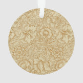 William Morris Klaproos Bloemig Behang Ornament (achterkant)