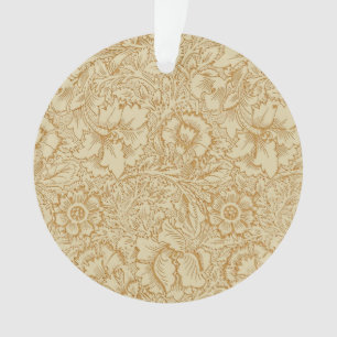 William Morris Klaproos Bloemig Behang Ornament