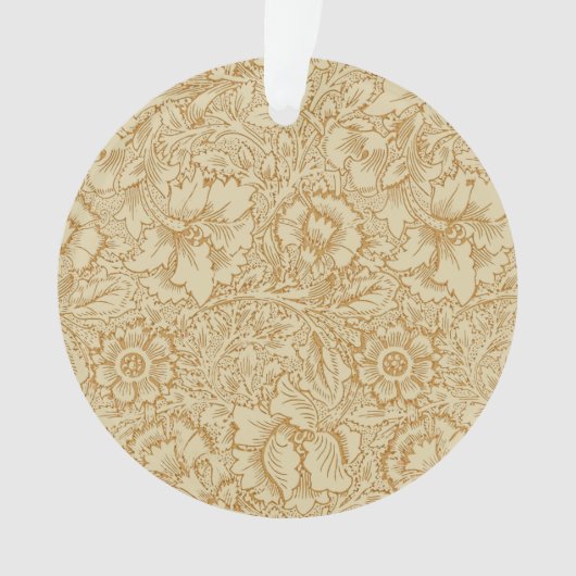 William Morris Klaproos Bloemig Behang Ornament (voorkant)