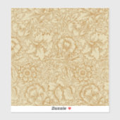 William Morris Klaproos Bloemig Behang Sticker (Vel)