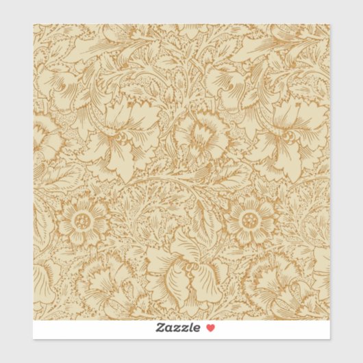William Morris Klaproos Bloemig Behang Sticker (Vel)