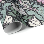 William Morris Klaproos Botanische Victoriaanse Be Cadeaupapier (Rol Hoek)