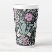 William Morris Klaproos Botanische Victoriaanse Be Latte Mok (Voorkant)