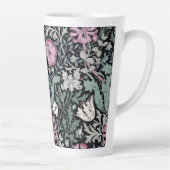 William Morris Klaproos Botanische Victoriaanse Be Latte Mok (Rechts)
