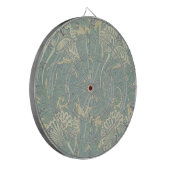 William Morris Klassieke Tulp Blauwe Bloem Dartbord (Voorkant Links)