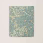 William Morris Klassieke Tulp Blauwe Bloem Legpuzzel (Verticaal)