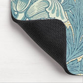 William Morris Klassieke Tulp Blauwe Bloem Muismat (Hoek)