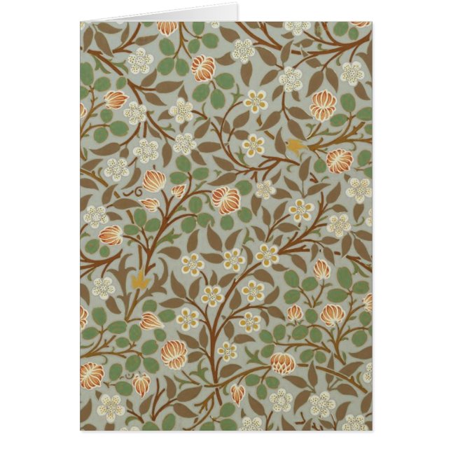 William Morris klaver botanische bloem (Voorkant)