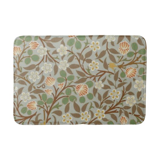 William Morris klaver botanische bloem Badmat (Voorkant)