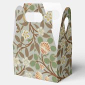 William Morris klaver botanische bloem Bedankdoosjes (Geopend)