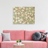 William Morris klaver botanische bloem Canvas Afdruk (Insitu (Woonkamer))