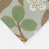William Morris klaver botanische bloem Fleece Deken (Hoek)