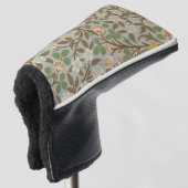 William Morris klaver botanische bloem Golfheadcover (3/4 voorkant)