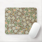 William Morris klaver botanische bloem Muismat (Met muis)