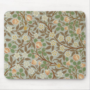 William Morris klaver botanische bloem Muismat