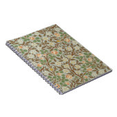 William Morris klaver botanische bloem Notitieboek (Rechterzijde)