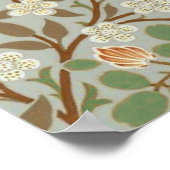 William Morris klaver botanische bloem Poster (Hoek)