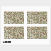 William Morris klaver botanische bloem Rechthoekige Sticker (Vel)
