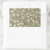 William Morris klaver botanische bloem Rechthoekige Sticker (Tas)