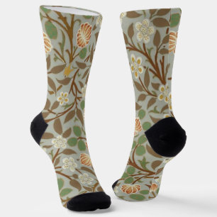 William Morris klaver botanische bloem Sokken