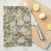 William Morris klaver botanische bloem Theedoek (Quarter Fold)