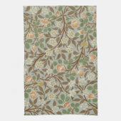 William Morris klaver botanische bloem Theedoek (Verticaal)
