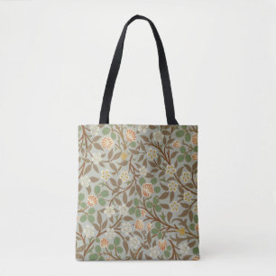 William Morris klaver botanische bloem Tote Bag
