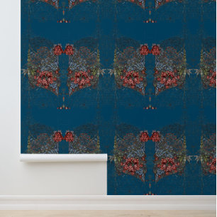 William morris krans bloementextiel kunst behang