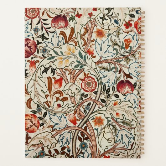 William Morris kunst bloemplanner Planner (Achterkant)