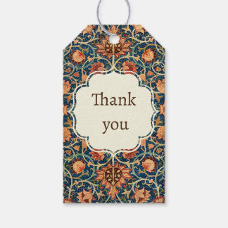 William Morris kunst cadeaukaartje oriëntaals ontw Cadeaulabel