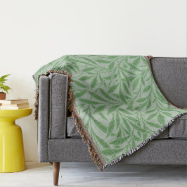 William Morris kunst groene wilg deken