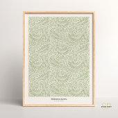 William Morris  Kunstdruk Elegant Exhibit Poster