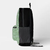 William Morris laat groene kunst schattige rugzak (Rechts)