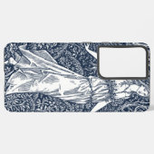 William Morris Lady in de bossen Samsung Galaxy Hoesje (Linkerkant)