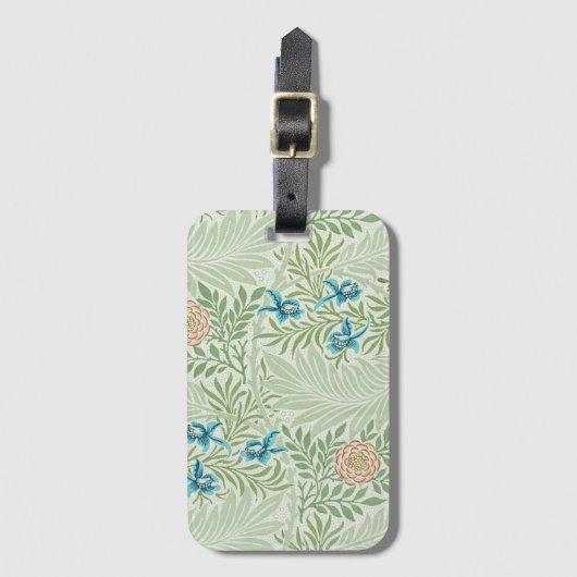 William Morris Larkspur Bagagelabel (Voorkant (verticaal))