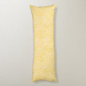 William Morris - Larkspur bladeren & bloempatroon Lichaamskussen (Achterkant (Verticaal))