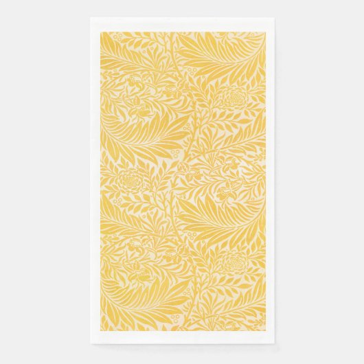 William Morris - Larkspur bladeren & bloempatroon Servet (Voorkant)