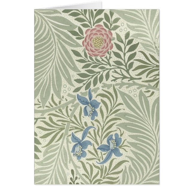 William Morris Larkspur Bloemenbehang (Voorkant)